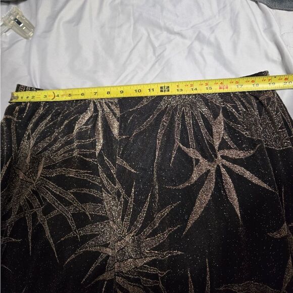 MSK Glitter-Print Palazzo Pants wide leg sz 3x - Picture 9 of 12